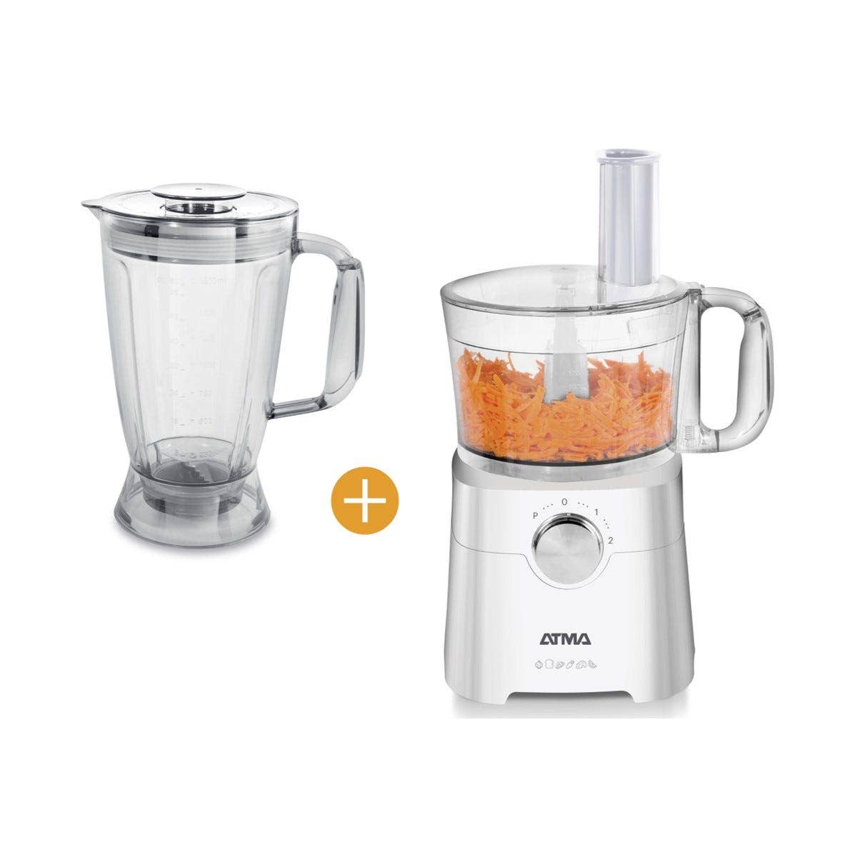 Multiprocesadora Atma LP8425P 650w Con Vaso