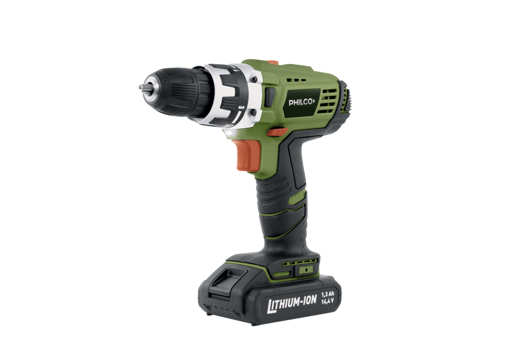 Taladro inalámbrico Philco Li 14.4v con maletin