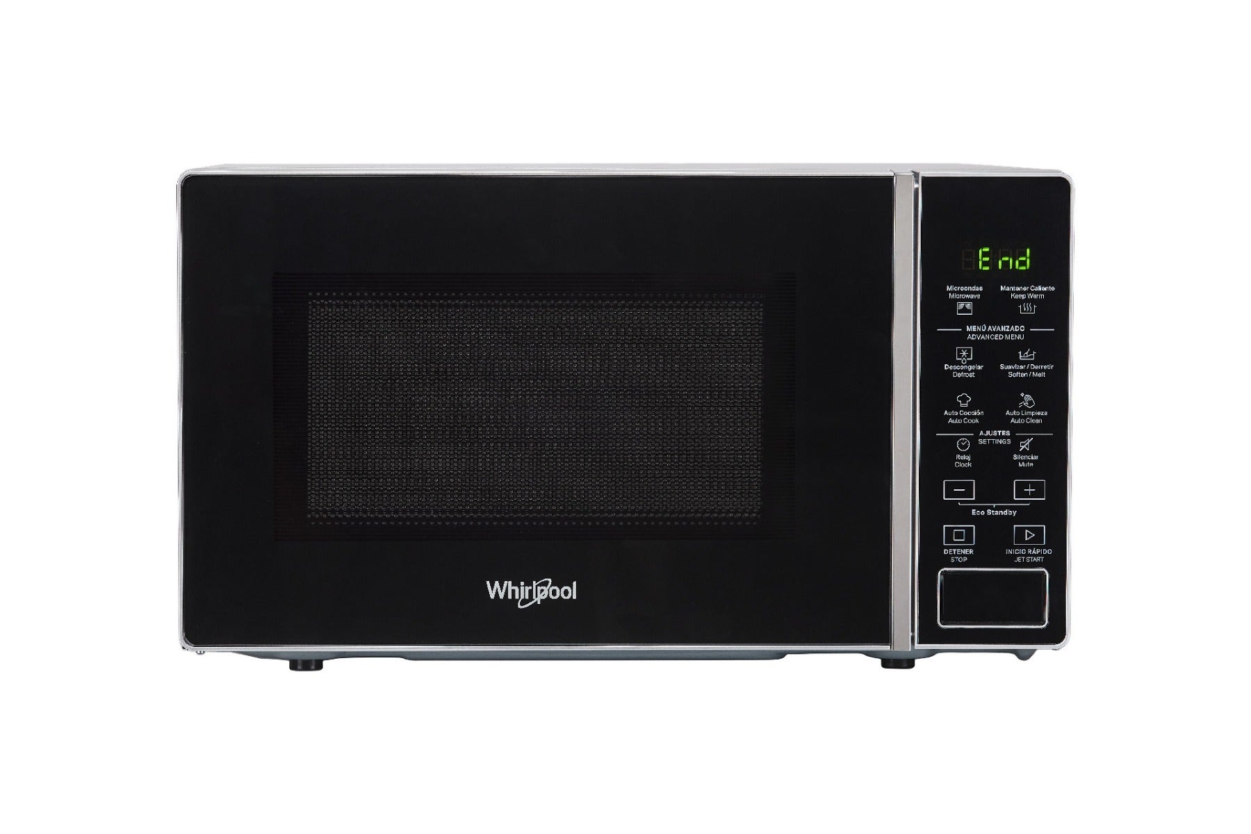 Microondas Whirlpool WMS25BSDNAF con grill 25 lt