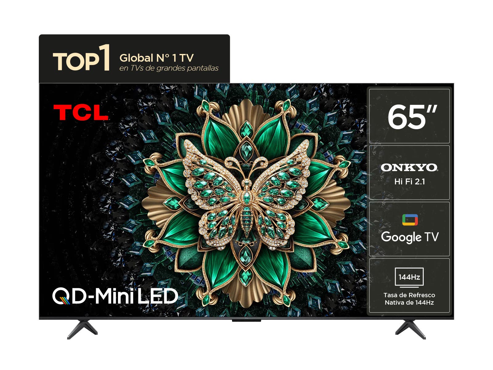 Smart TV TCL 65C6K 65" Mini LED Ultra HD Google TV