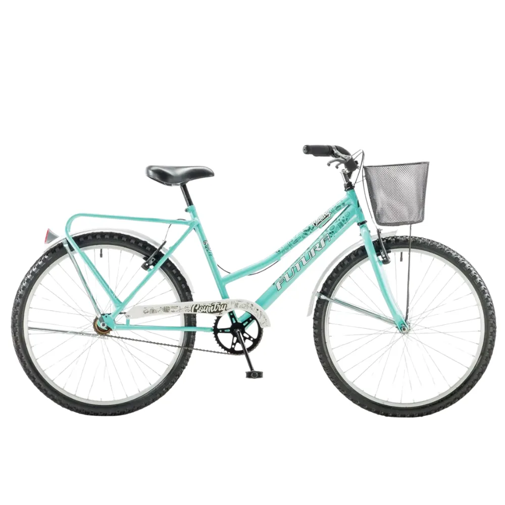 Bicicleta Country City R26'' aqua marina Futura