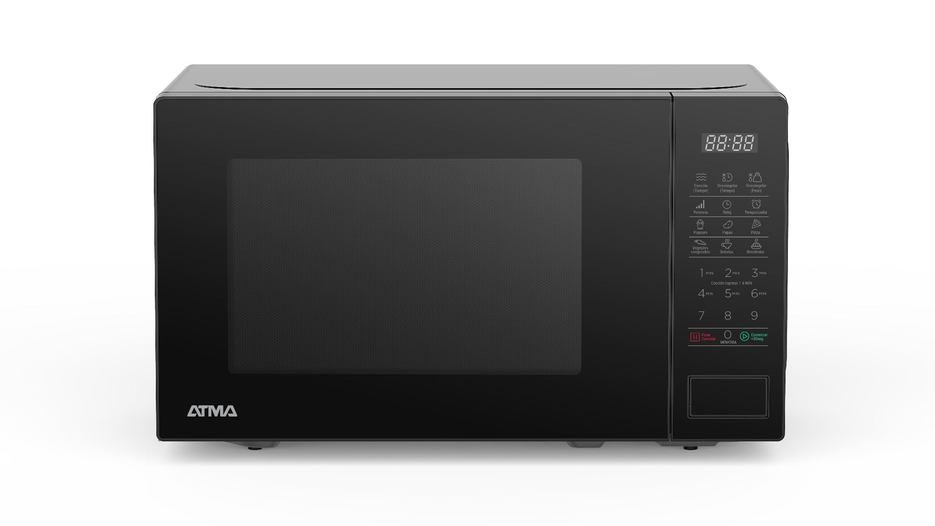 Microondas Digital Atma 20lt MATDB20UBN Negro 700W