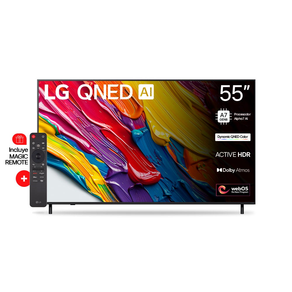 Smart TV LG 9155QNED82ASG 55" QNED Ultra HD webOS