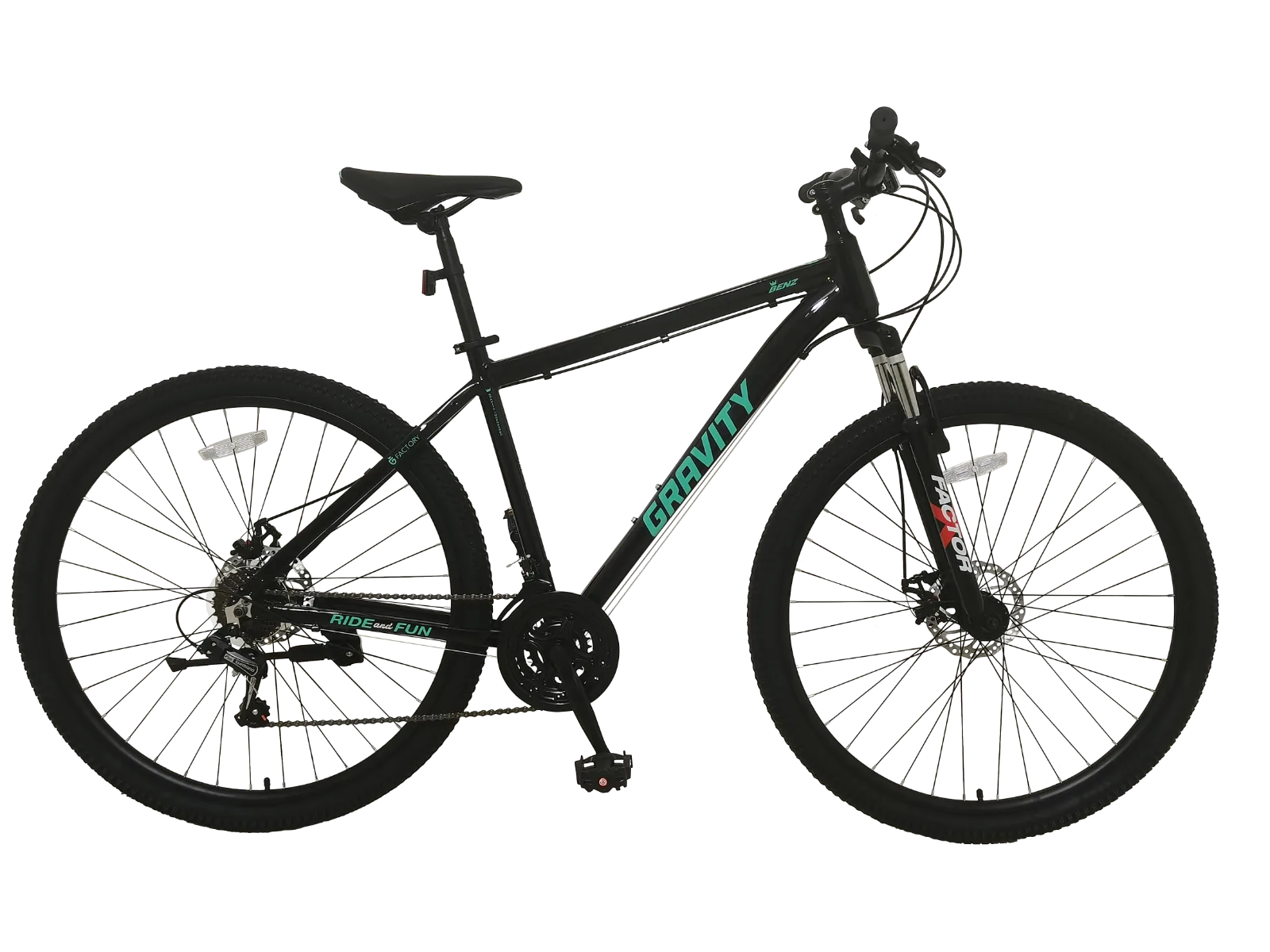 Bicicleta Benz Gravity Rodado 29 Aluminio Shimano Negro Azul