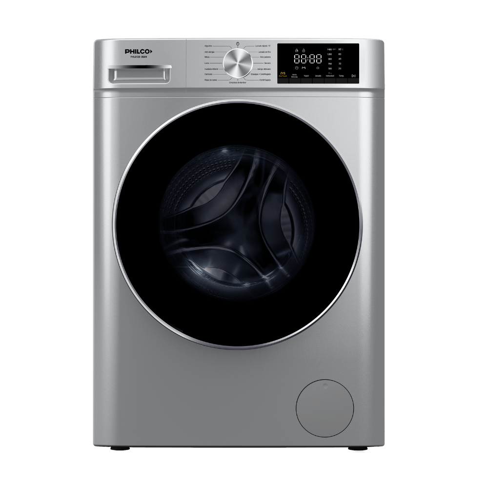 Lavasecaropas Philco PHLS1282GSN 12kg 8kg 1400RPM CF PL Inverter