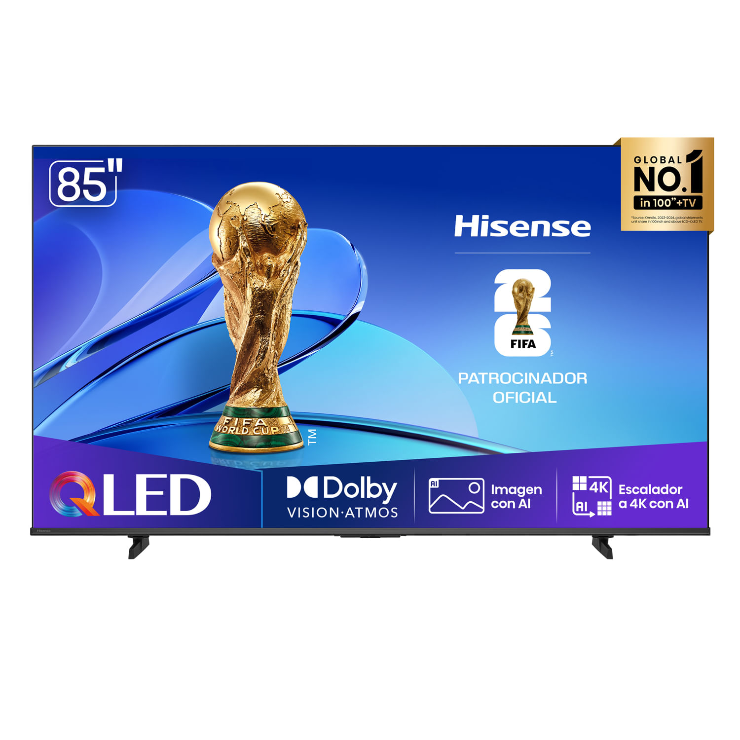 Smart TV Hisense 85" VIDAA 85Q6QV