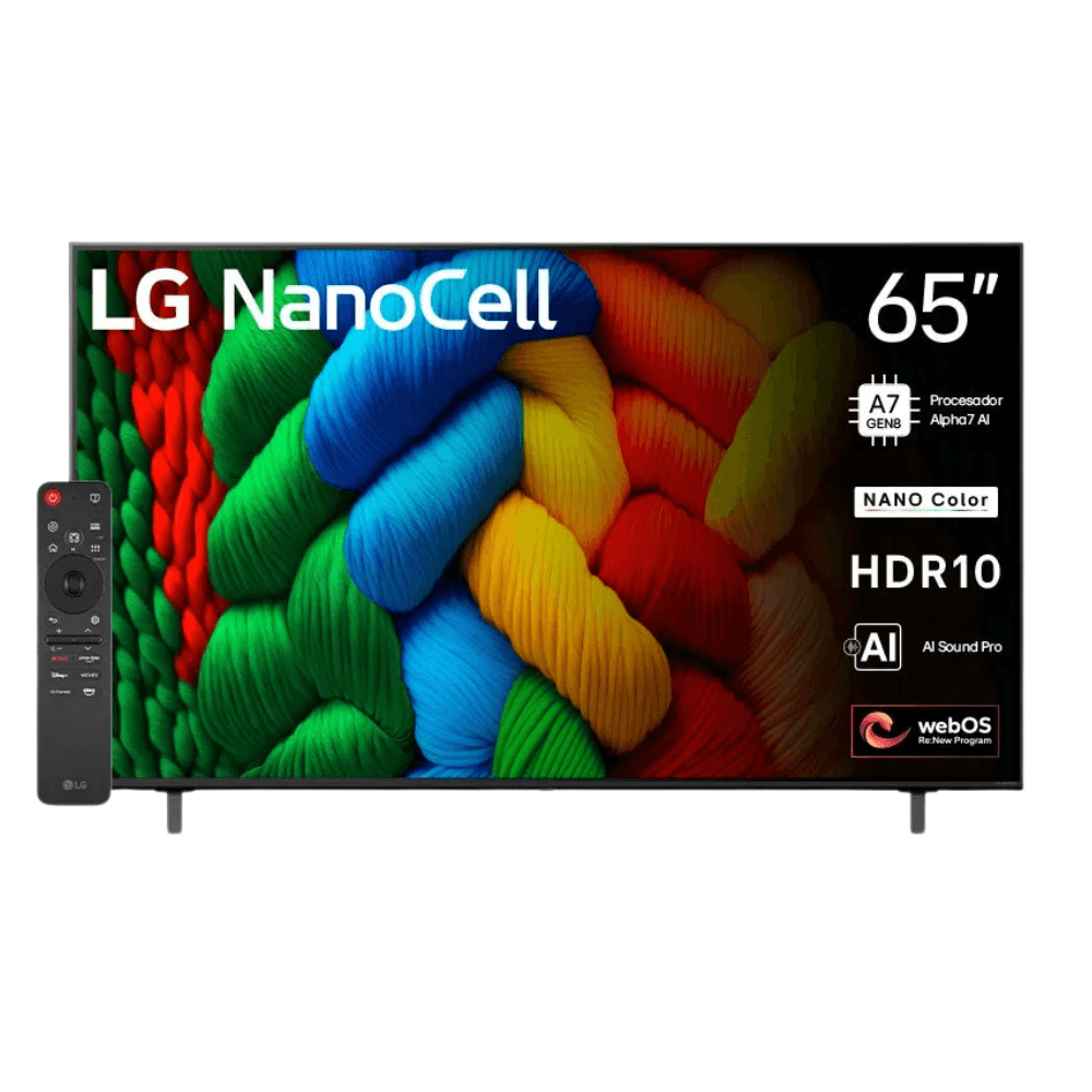 Smart TV LG 9165NANO80ASA 65" NanoCell Ultra HD webOS