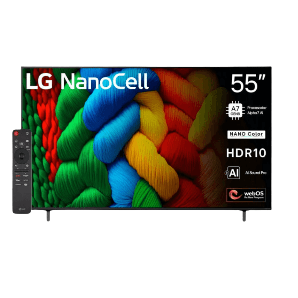 Smart TV LG 9155NANO80ASA 55" NanoCell Ultra HD webOS