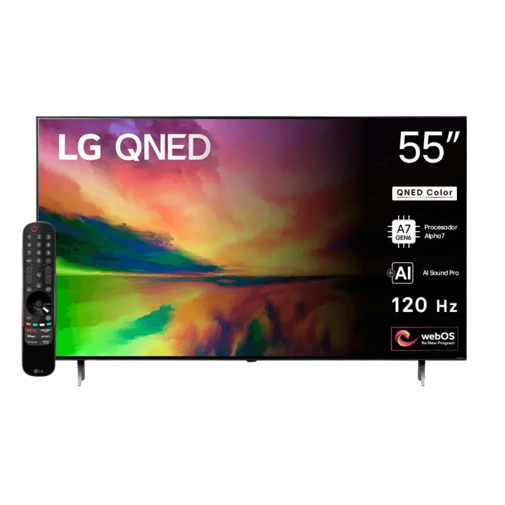 Smart TV LG 55QNED80SRA 55" QNED 4K Ultra HD webOS 23