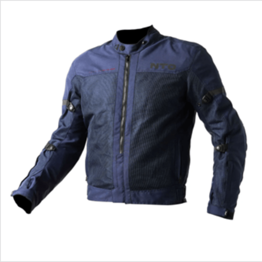 Campera moto NTO summer hombre azul talle XXL