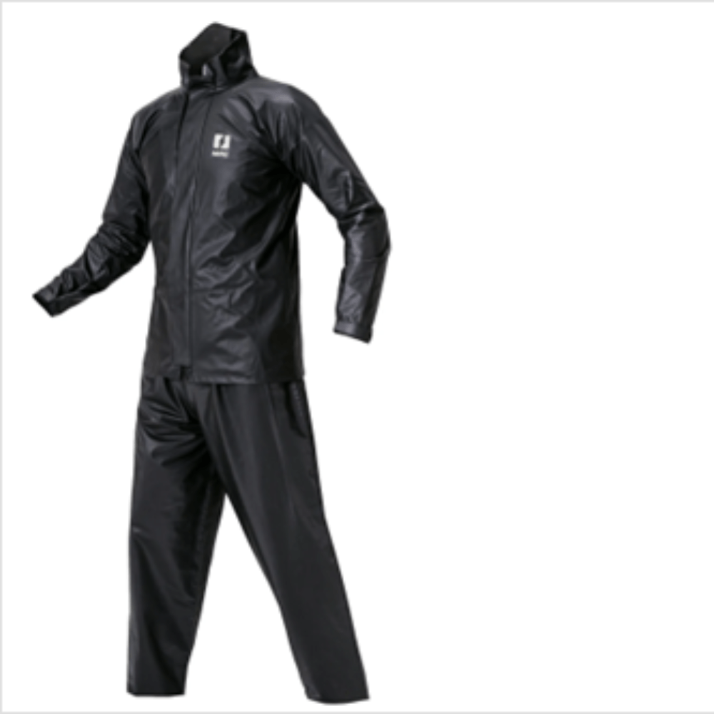 Traje de lluvia moto MAC blast negro con bolsa talle xl