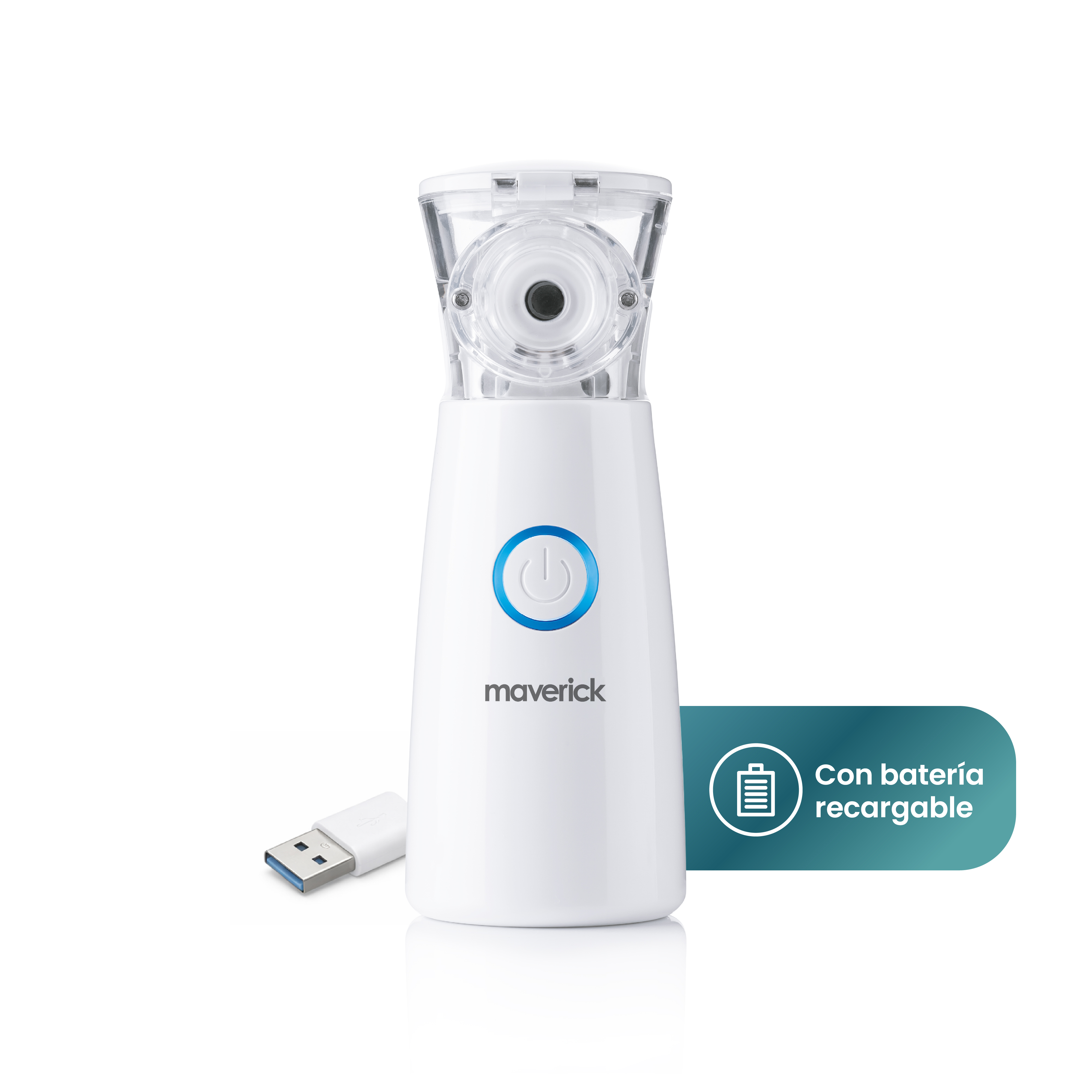 Nebulizador Ultrasonico Maverick Mesh M102 Batería
