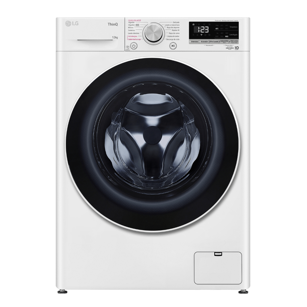 Lavarropas LG WM12WVC4S6 12 kg 1400RPM CF Inverter blanco