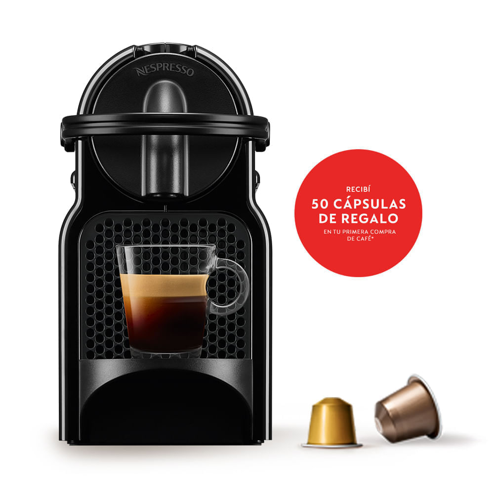 Cafetera Nespresso Inissia Negra