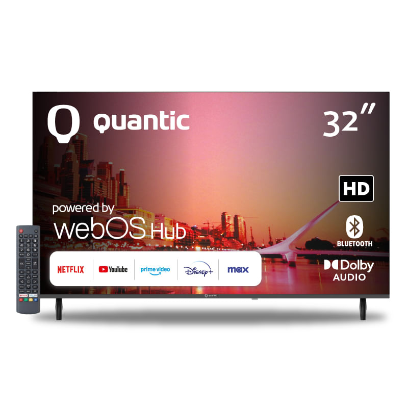 Smart TV LED 32'' Quantic QT32HDWEB HD