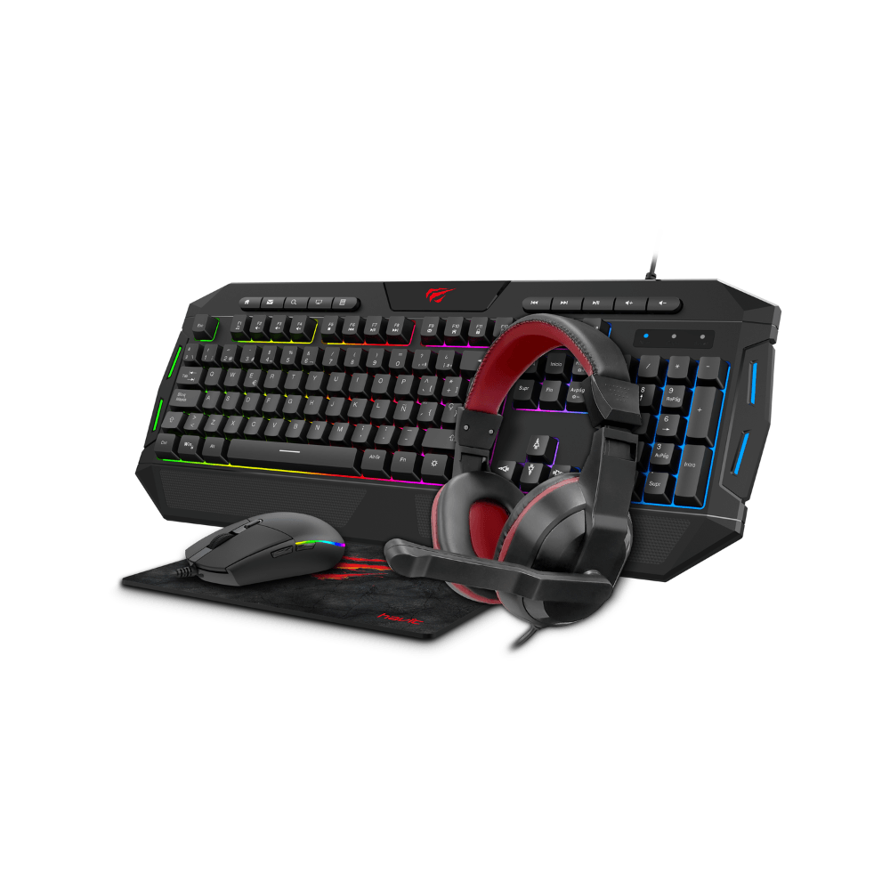 Combo gamer 4 en 1 Havit KB501CM-SP