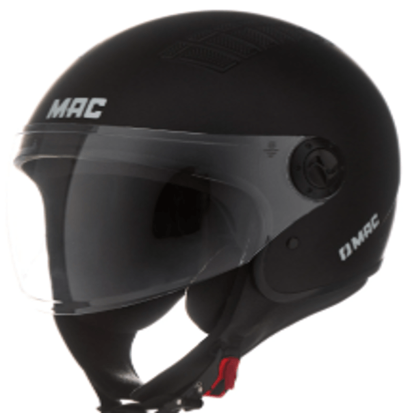 Casco moto MAC OF230 ADDAX SOLID negro T L