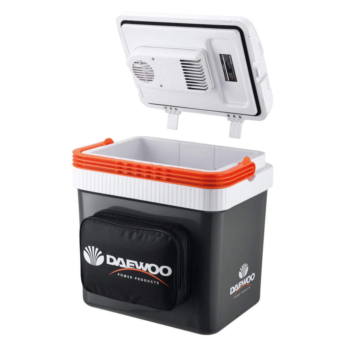 Heladera termoeléctrica Daewoo DAW24L 12/220V 24lt con ruedas