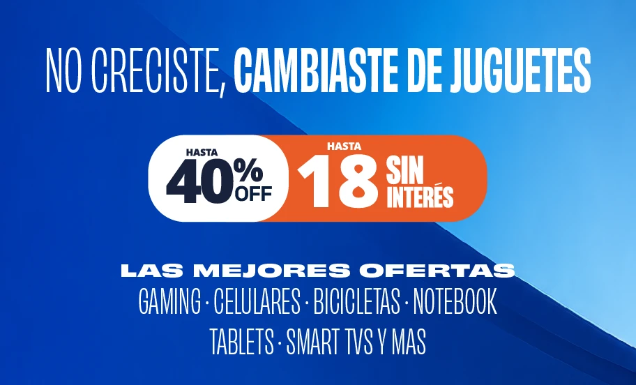 No creciste, cambiaste de juguetes — Día del Niño